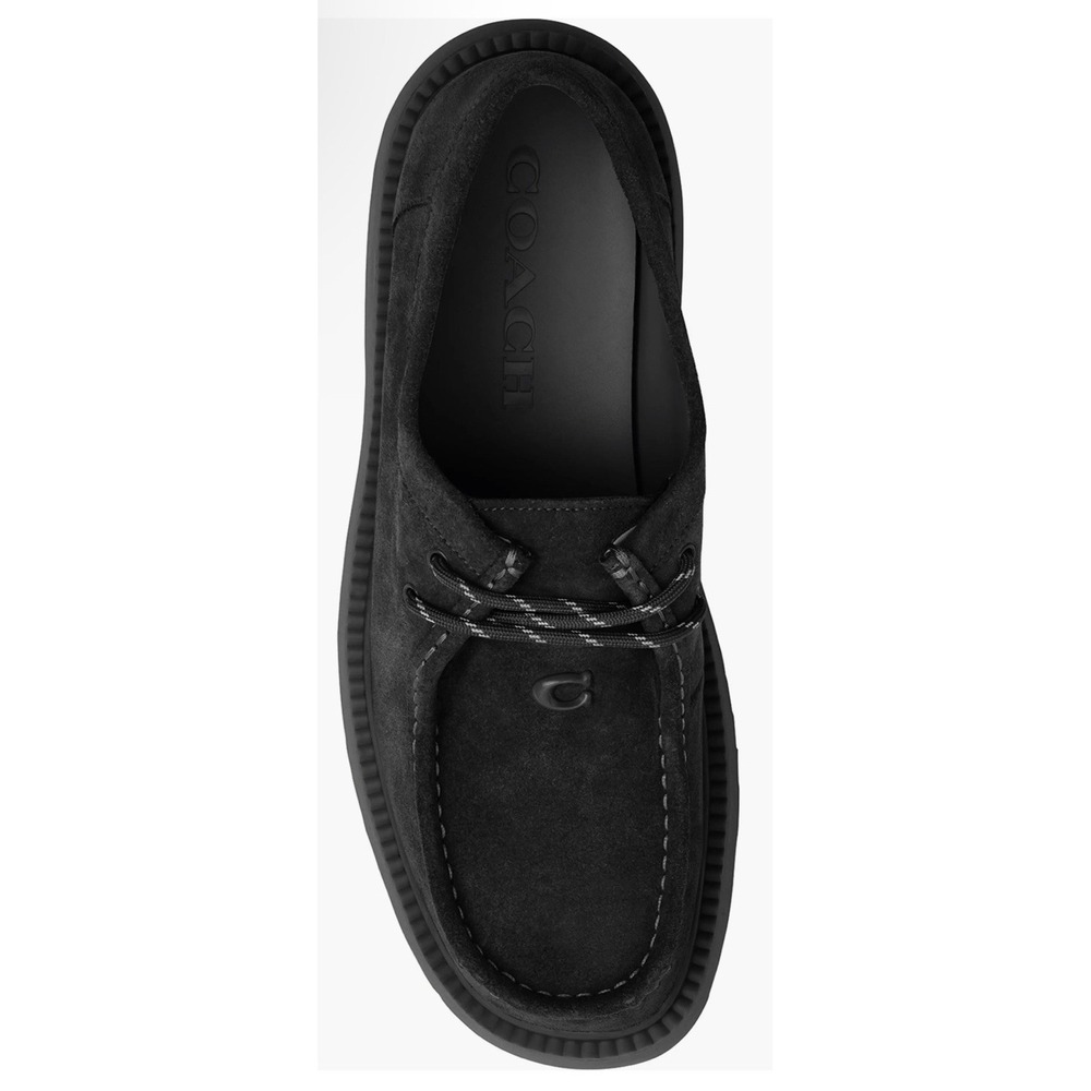 COACH Men's Sculpted C Chukka Boot in Suede black Size 8.5
